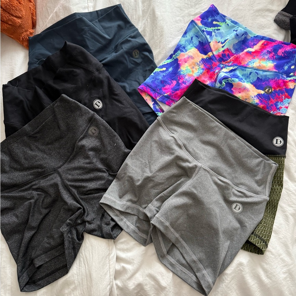 Colorful Athletic dtina shorts Set